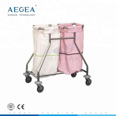 2 옷을 입는 부대 참을성 있는 방 리넨 청소 병원 충돌 손수레를 가진 AG-SS019